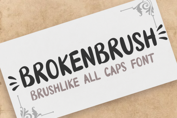 Bold Creativity with Brokenbrush: A Maker’s Font for Real Products