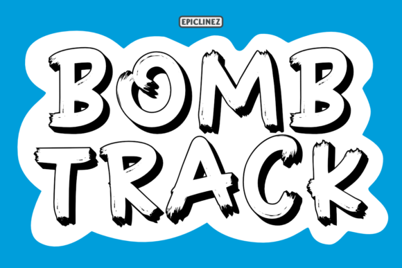 Bomb Track: A Bold Display Font for Web Design
