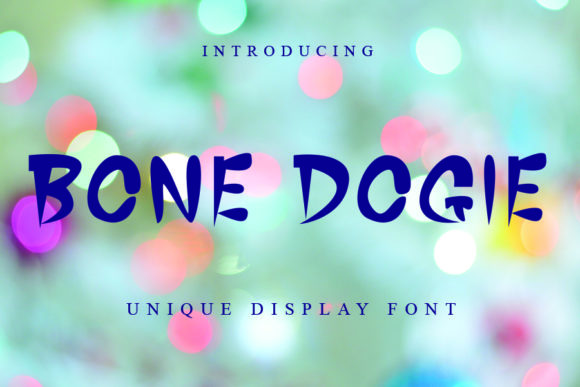 Bone Dogie: A Trendy Display Font for Makers