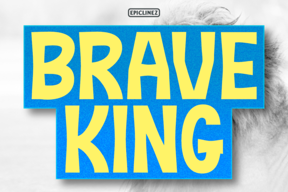 Brave King: A Bold Display Font for Editorial Impact