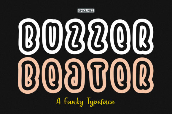 Buzzer Beater: A Playful Display Font for Small Business