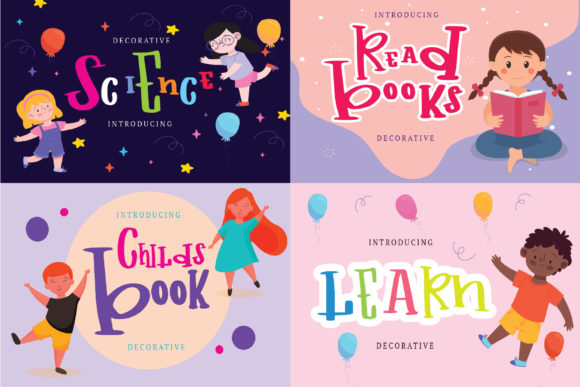Childs Book: A Playful Display Font That Elevates Kids’ Brands and School Projects
