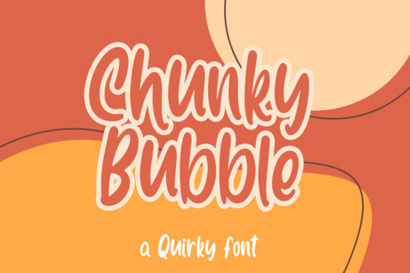 Chunky Bubble: A Playful Display Font for Web Design
