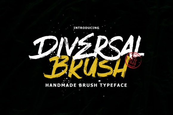 Diversal Brush: A Bold Display Font for Editorial Impact