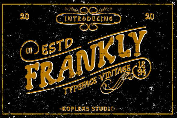 Frankly: A Bold Display Font for Your Brand