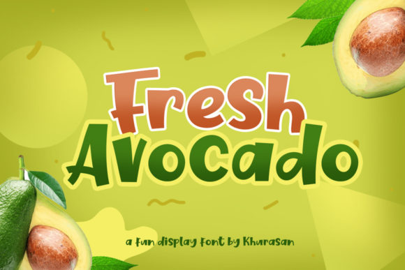 Fresh Avocado: A Joyful Display Font for Web Design