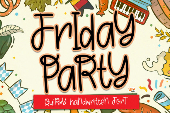 Friday Party: The Playful Display Font for Marketers