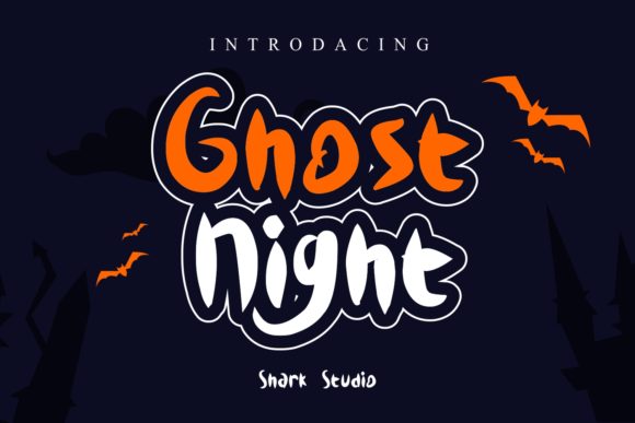 Ghost Night: A Spooky Display Font for Editorial Design