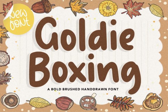 Goldie Boxing: A Bold Display Font for Marketers
