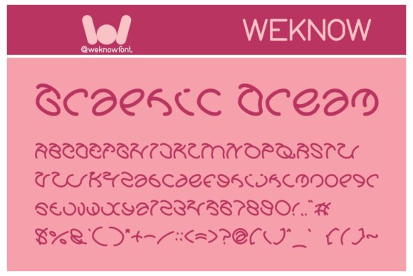 Graphic Dream: A Unique Display Font for Crafters