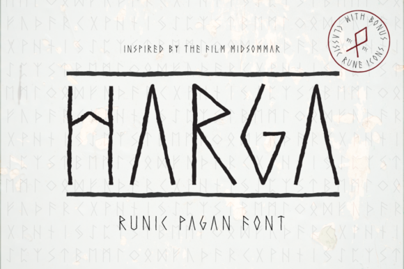 Harga: A Unique Display Font for Brand Identity