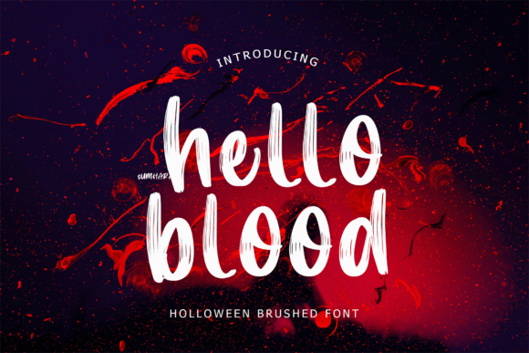 Hello Blood: A Bold Display Font for Web Design