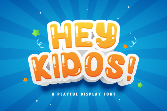 Hey Kidos: A Playful Display Font for Editorial Design