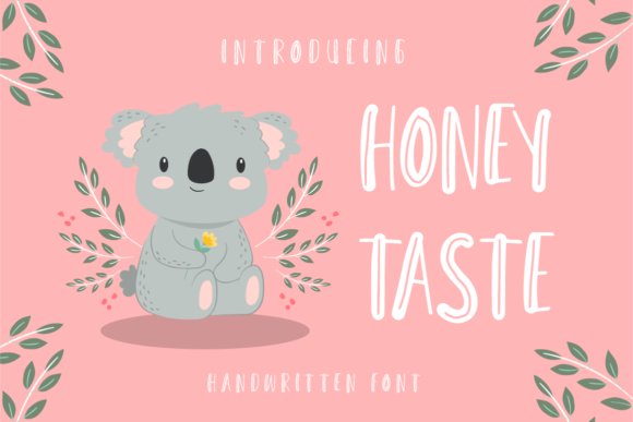 Honey Taste: A Sweet Display Font for Brand Identity