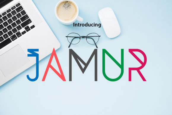 Jamur: A Futuristic Display Font for Web Design