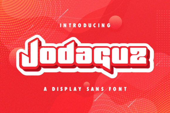 Jodaguz: A Modern Display Font for Editorial Impact