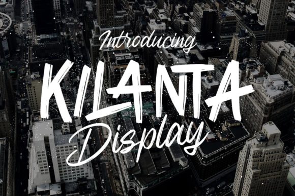Kilanta: A Bold Display Font for Modern Branding