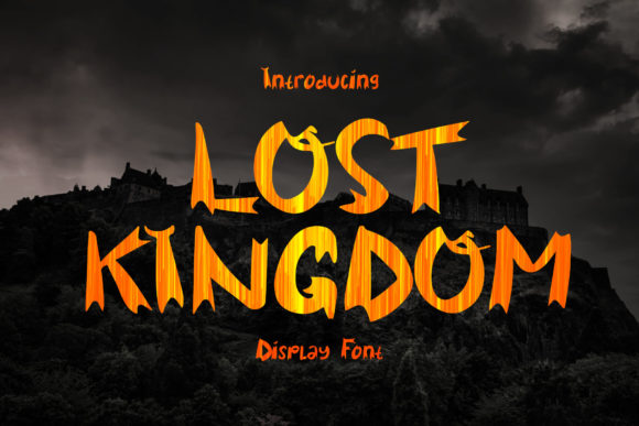Lost Kingdom: A Spooky Display Font for Makers