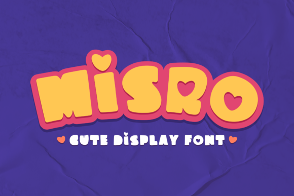 Misro: A Playful Display Font for Editorial Design