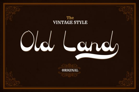 Old Land: A Retro Display Font for Makers