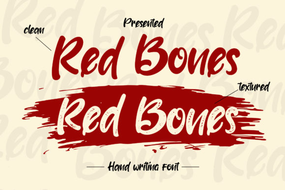Red Bones: A Bold Display Font for Your Brand