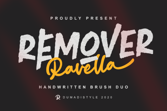 Remover Ravella: A Stunning Display and Script Font Duo