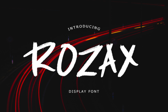 Rozax: A Creative Display Font for Small Business Branding