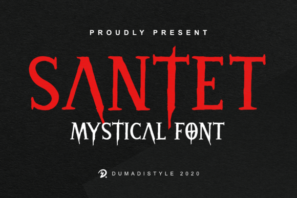 Santet: A Bold Display Font for Web Design