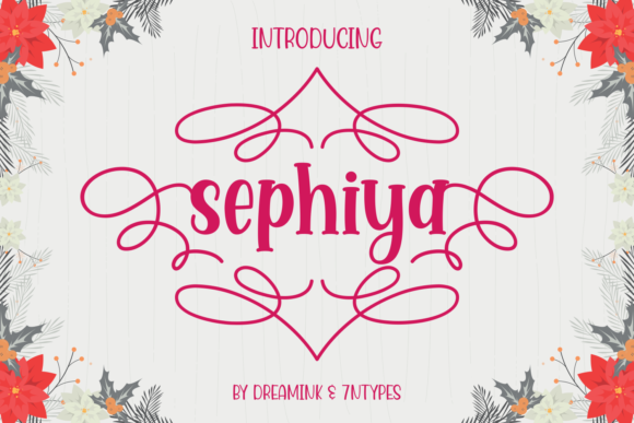 Sephiya: A Sweet Display Font for Brand Identity