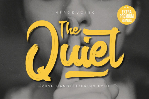 The Quiet: A Bold Display Font for Your Brand