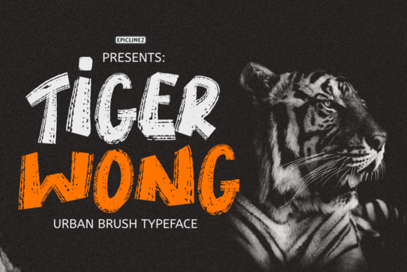 Tiger Wong: A Bold Display Font for Standout Branding
