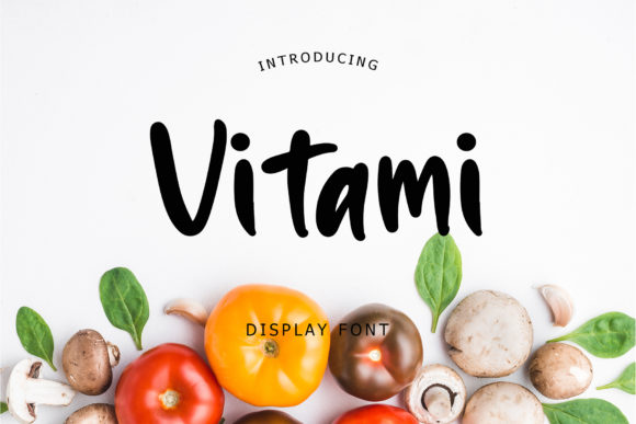 Vitami: A Friendly Display Font for Campaigns