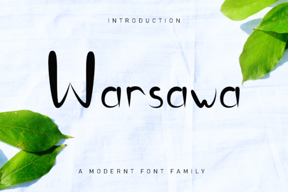 Warsawa: A Spooky-Chic Display Font for Handmade Labels, Invitations, and Seasonal Designs
