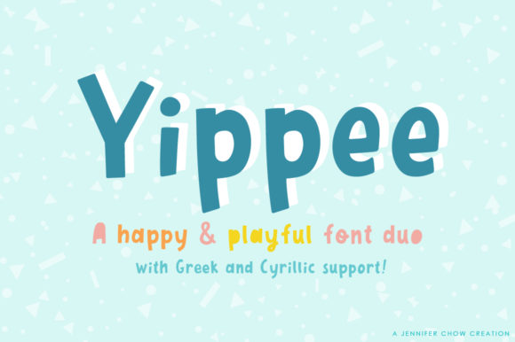 Yippee: A Playful Display Font for Web Design
